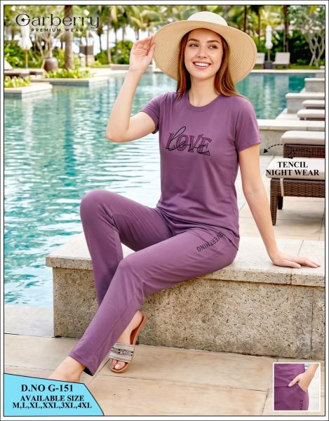 Garberry G-151 tensil night dress wholesale in delhi